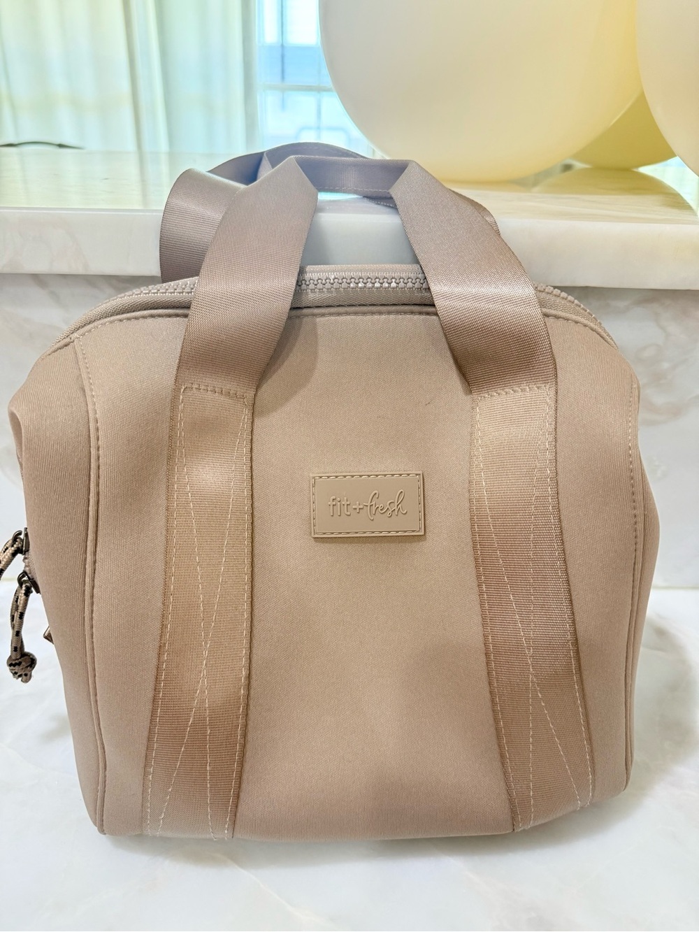 Fit&Fresh Taupe Lunch Bag Tote